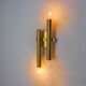 Tubular wall lamp by Maison Sciolari, 2 lights, Italy, 1970