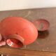 Antique Pair of Sake Cups Sakazuki in Japanese Lacquer Decorated with Maki Crane Meiji Era X