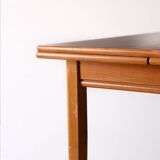 Vintage Scandinavian Teak and Oak Dining Table