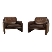 set of 2 De Sede DS61 fauteuils