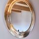 Round metal mirror, 39x39cm, 1970