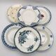 Set of 6 mismatched deep plates.