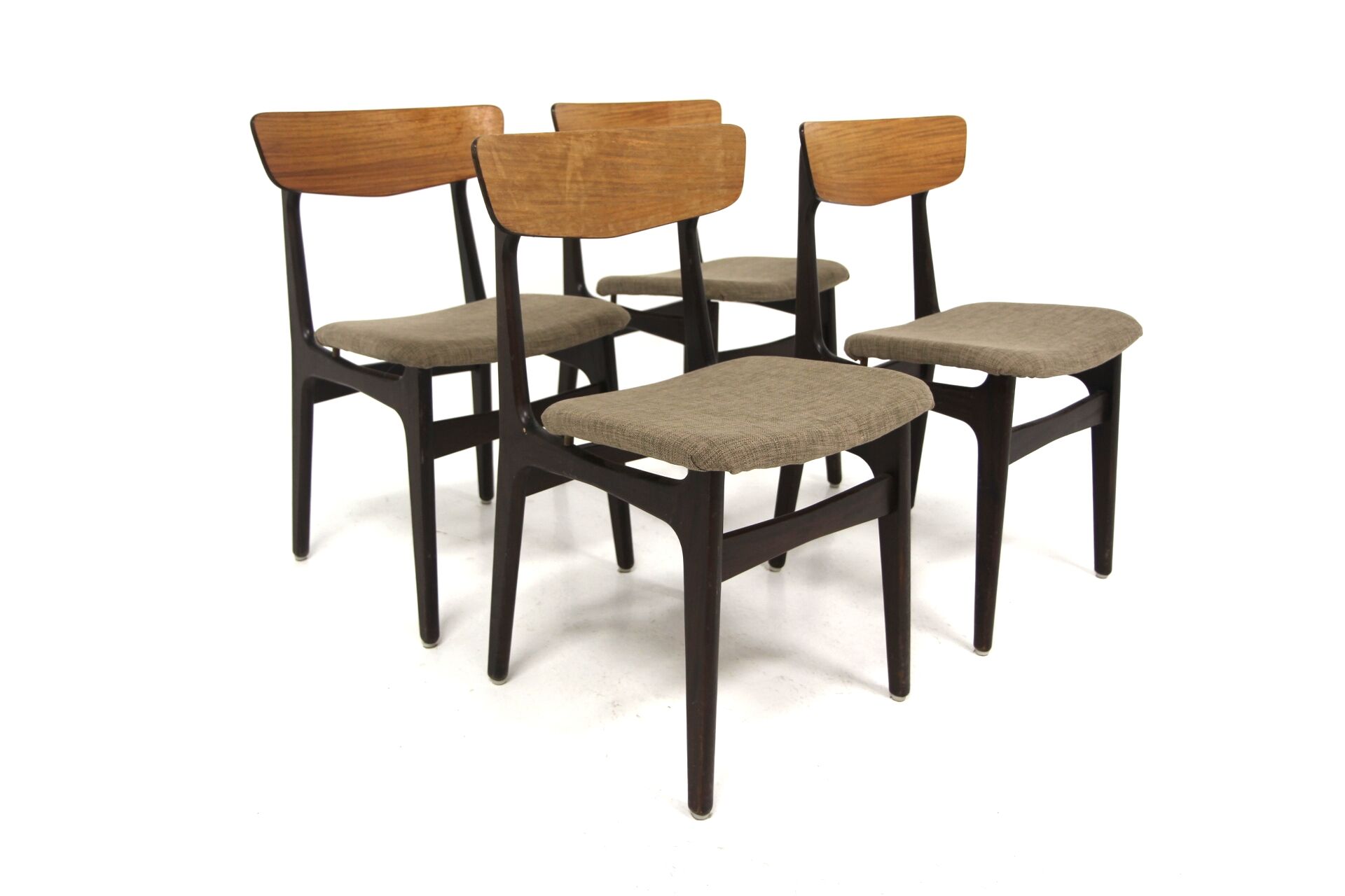 Set de 4 chaises en palissandre, Schiønning & Elgaard, Danemark, 1960