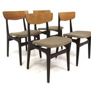 Set de 4 chaises en palissandre, Schiønning & Elgaard, Danemark, 1960