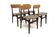 Set de 4 chaises en palissandre, Schiønning & Elgaard, Danemark, 1960