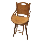 Chaise haute de bébé ancienne