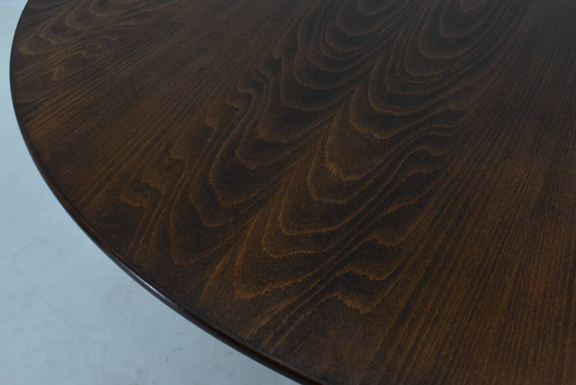 1969s Beech Round Dining Table, Czechoslovakia