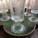 Series of 6 glasses