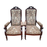 Paire de fauteuils style Louis Philippe