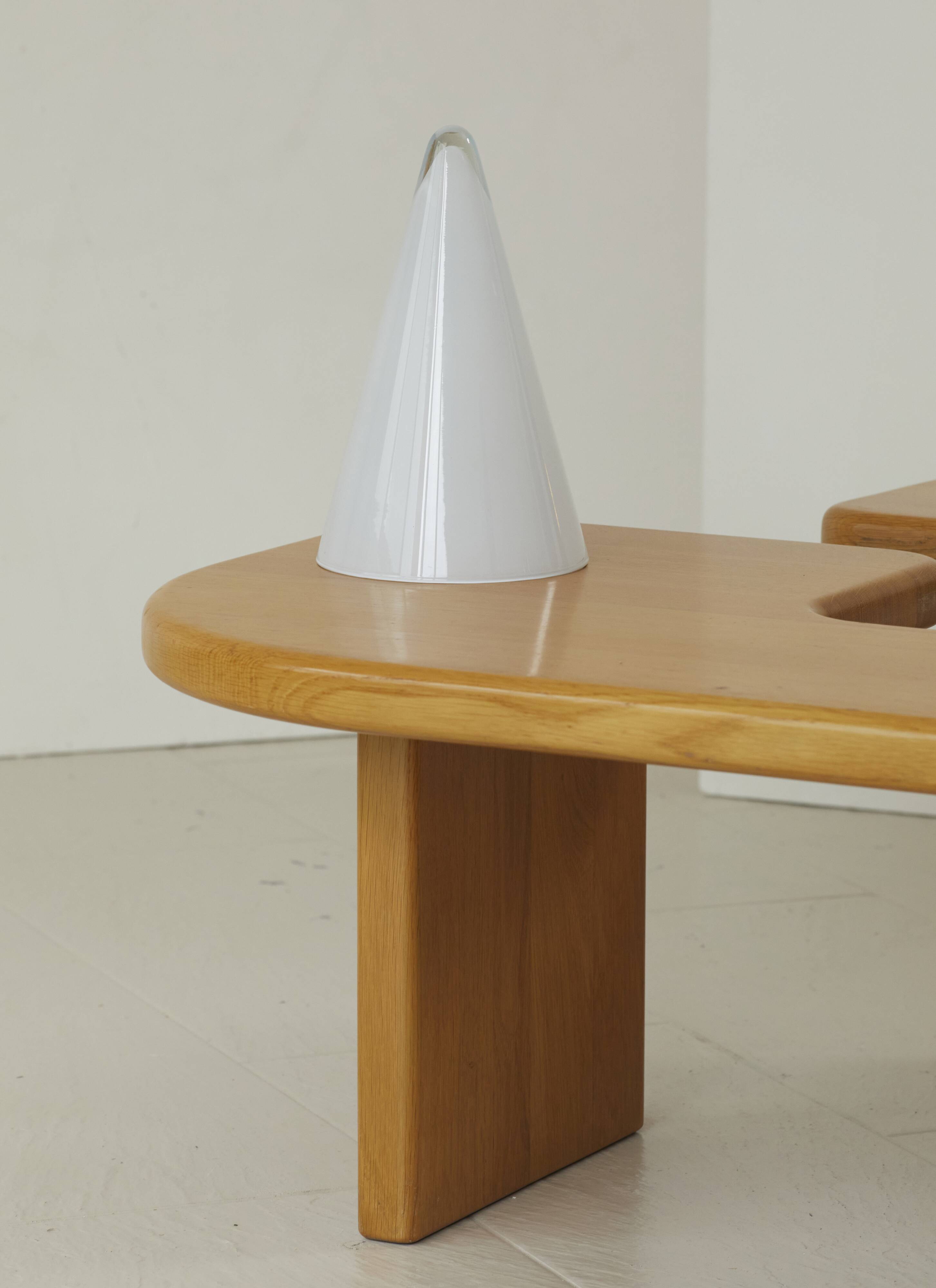 Glass cone lamp Teepee by SCE vintage 80s/90s