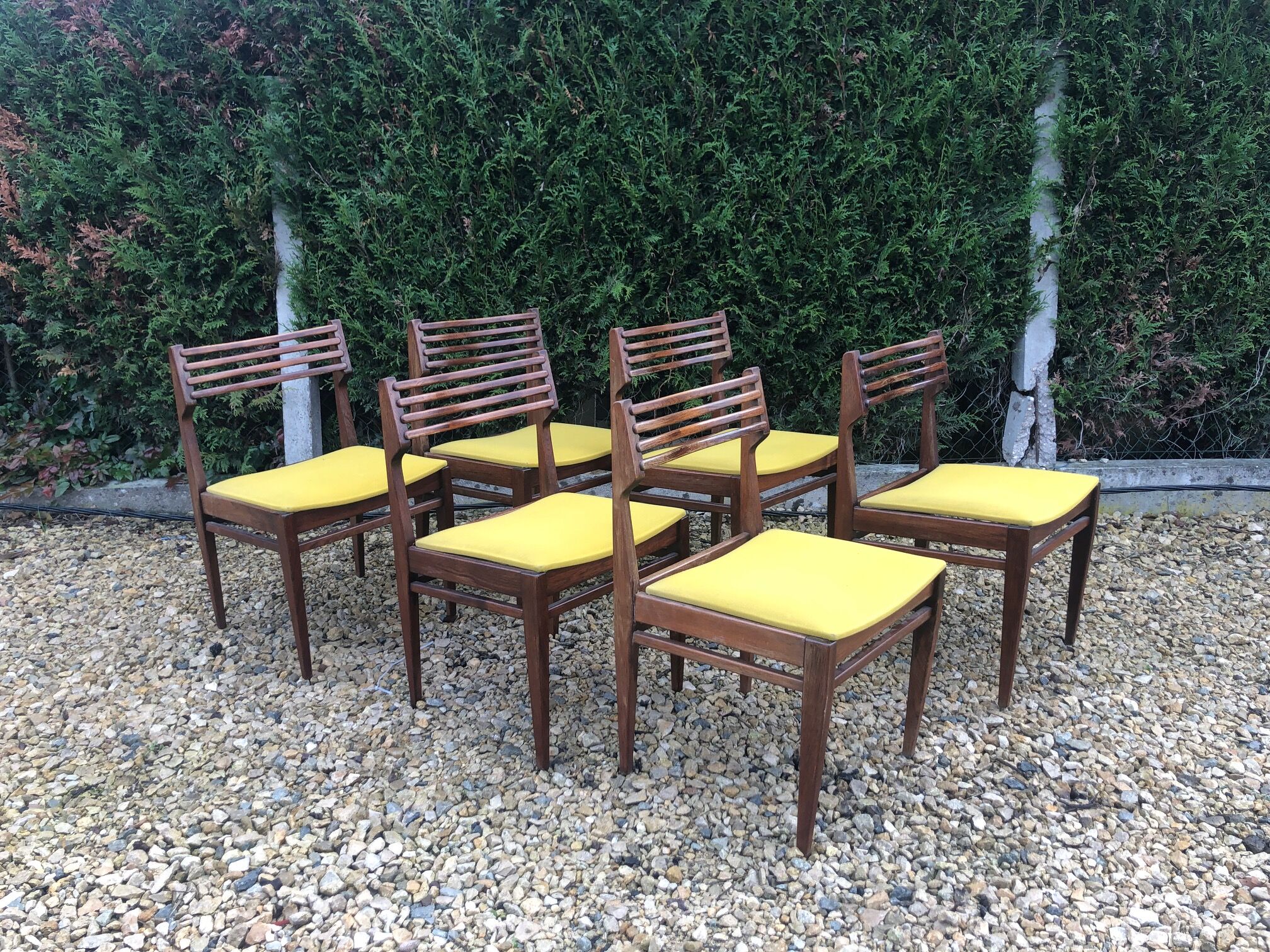 6 Scandinavian chairs 60s