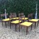 6 Scandinavian chairs 60s