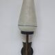 Two vintage tulip wall sconces