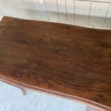 Solid oak desk with a Louis XV 1900 style drawer