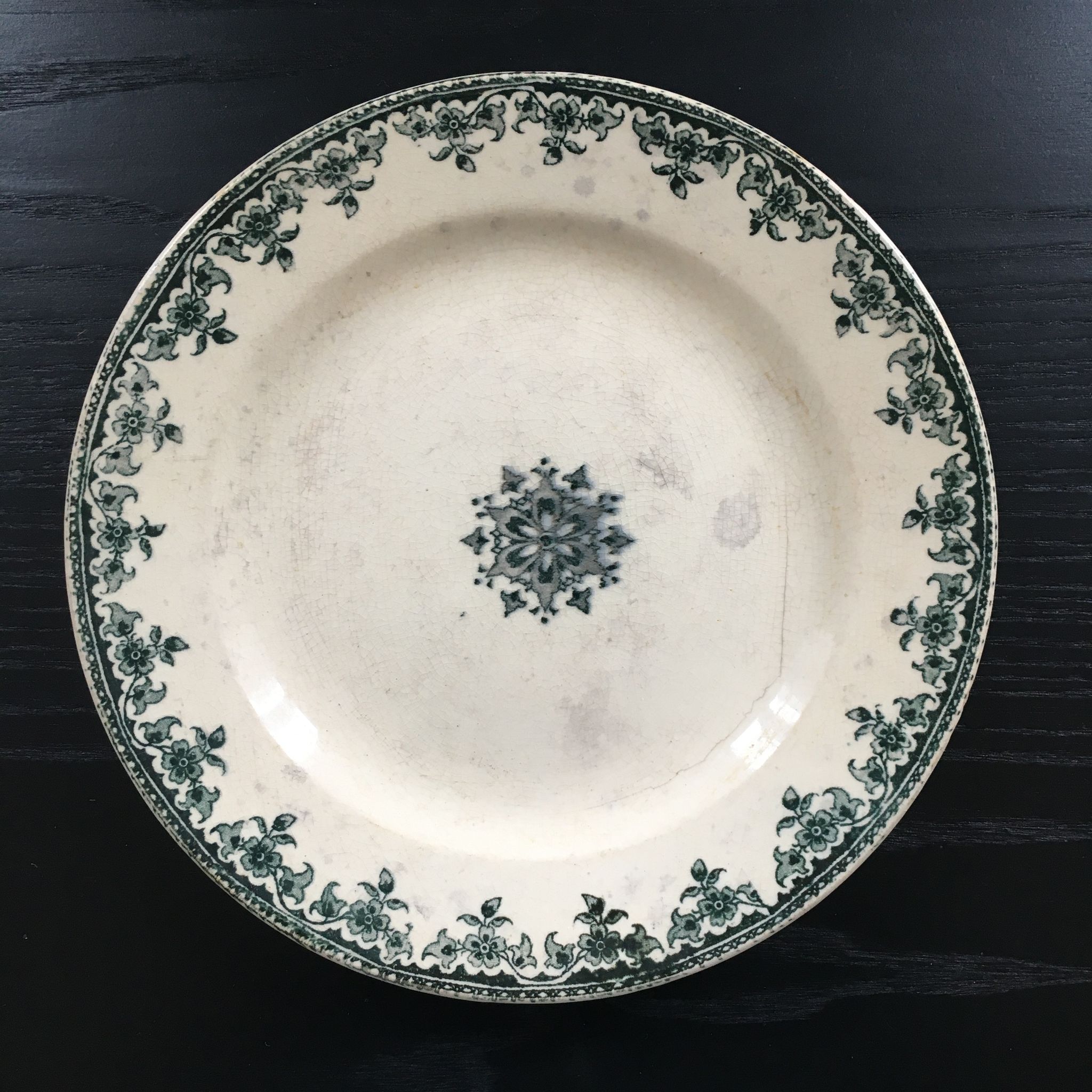 Assiette terre de fer