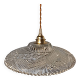 Suspension vintage en verre