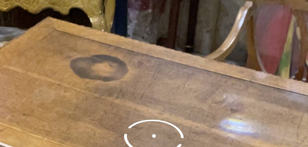 Table / desk style Henri II solid oak