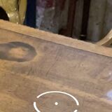 Table / desk style Henri II solid oak