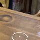 Table / desk style Henri II solid oak
