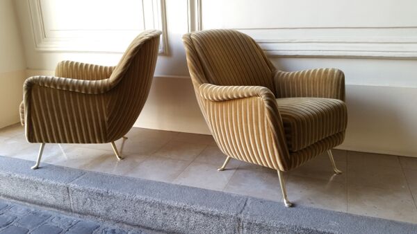 Fauteuil egg design, Italien vintage