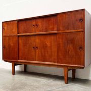 Modern Danish mid-century enfilade, teak, 1960s