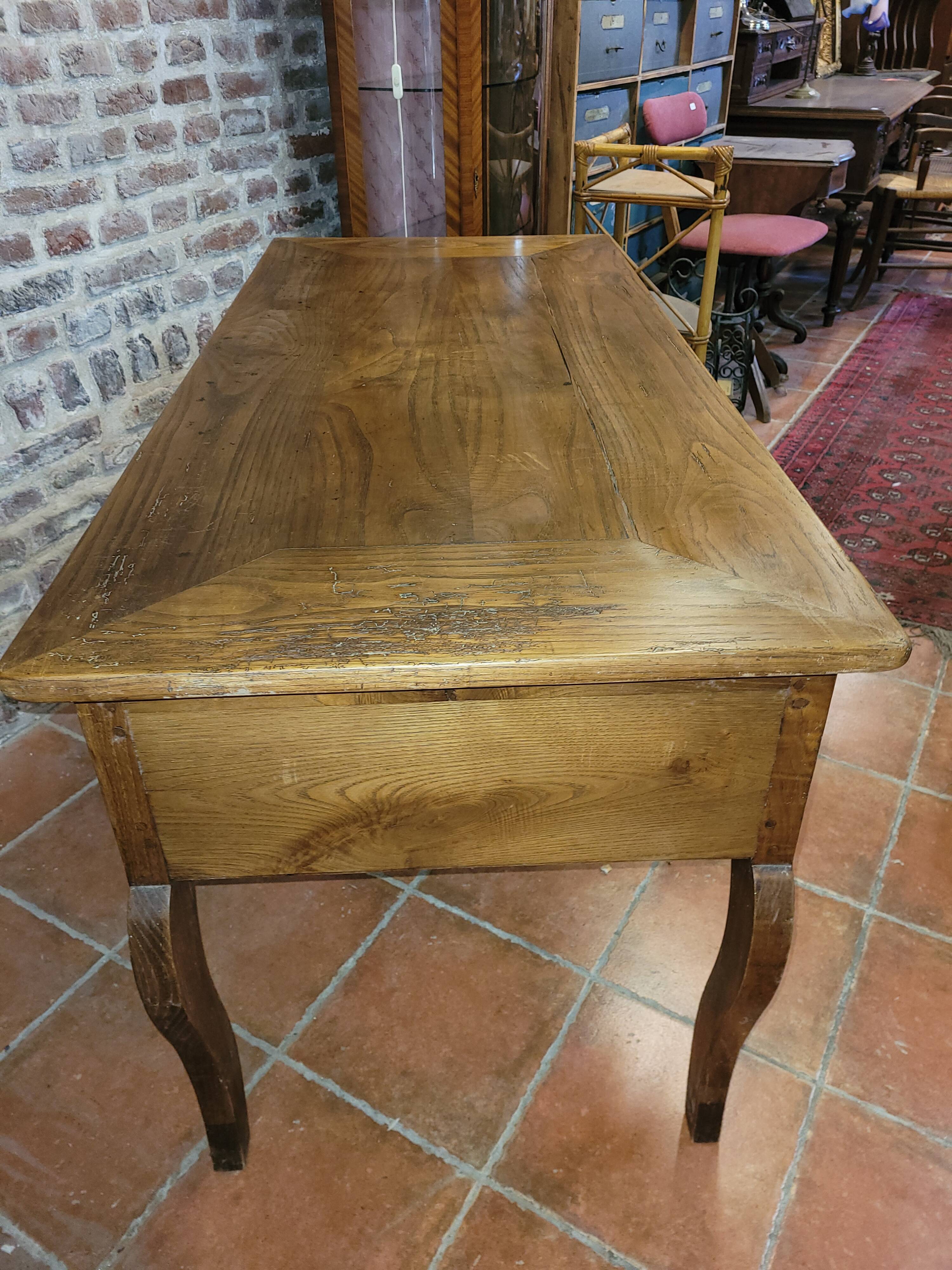 Old louis XV oak office