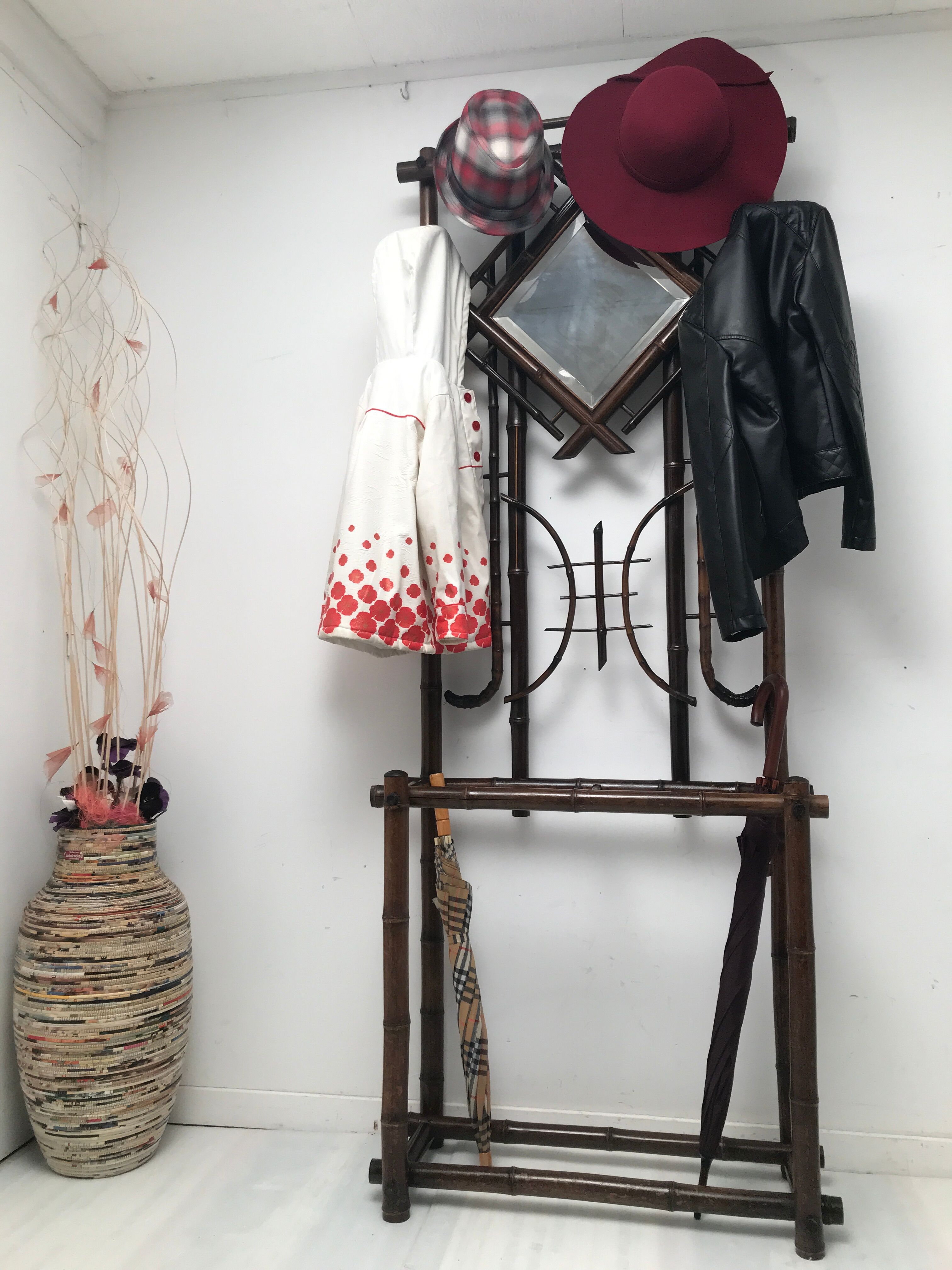 Coat-holder bamboo, 19th century