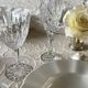 6 crystal flutes from Slovakia.