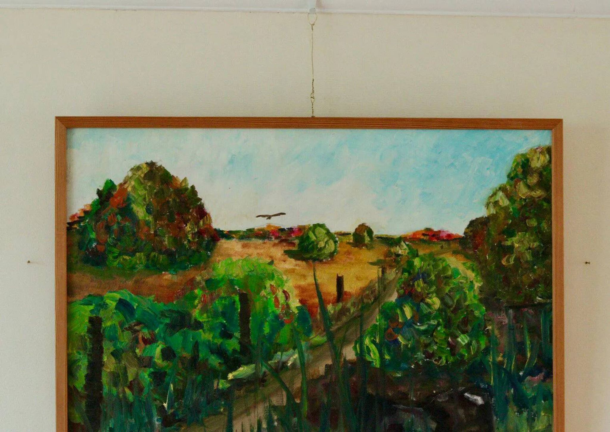 Oil on Swedish canvas "Autumn Landscape", Wimar 48