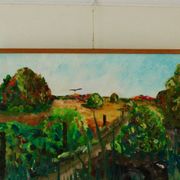 Oil on Swedish canvas "Autumn Landscape", Wimar 48