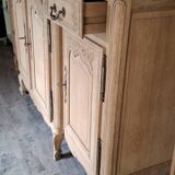 Rustic airbrushed oak sideboard
