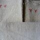 Set of 3 large antique tea towels or hemp towels monogram tf