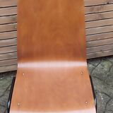 Set of 10 stackable industrial chairs