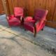 Hungarian Art Deco Armchairs, 1930s, Set of 2
