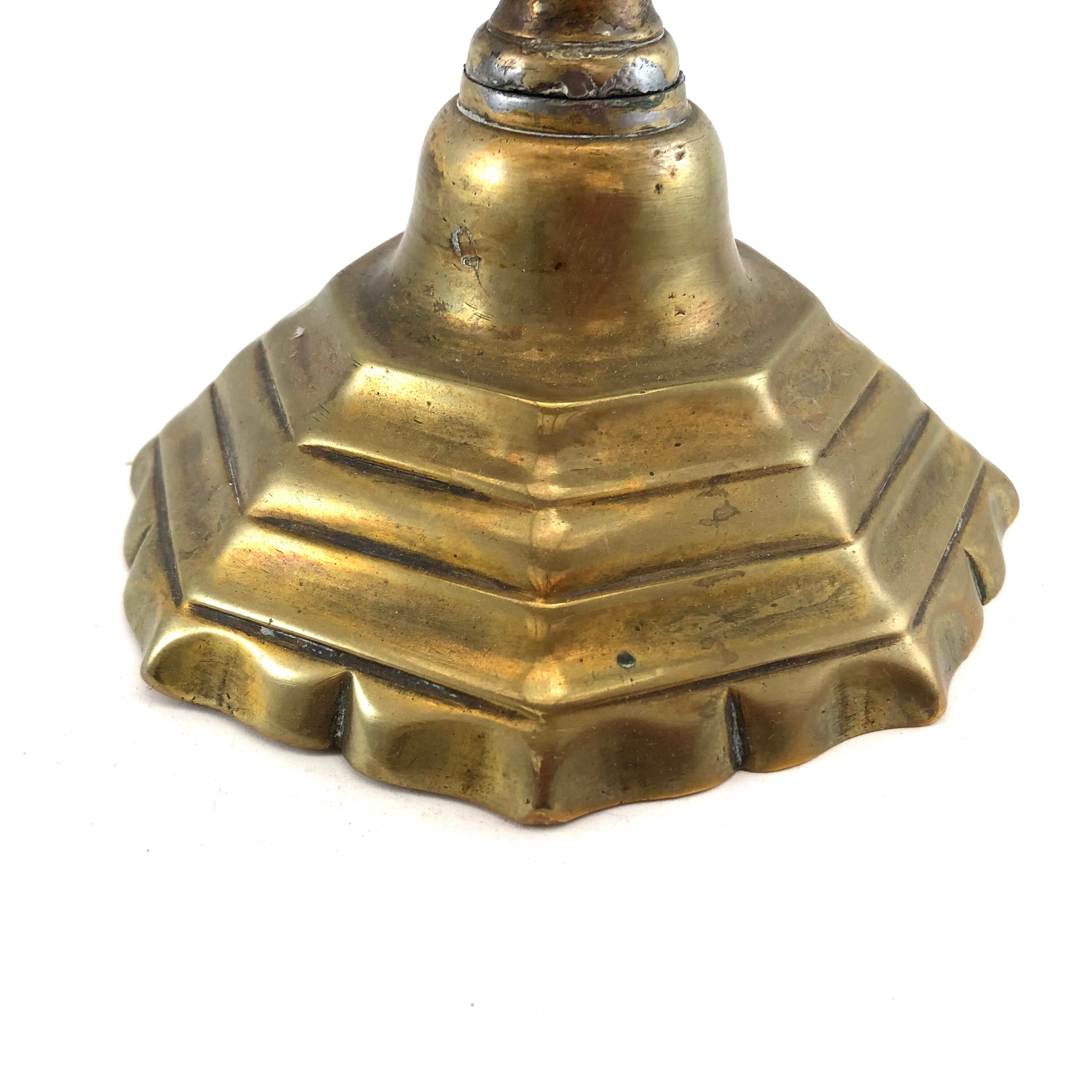 Candlestick candlestick in bronze 19th