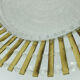 palwa CEILING LAMP brass glass 1960s