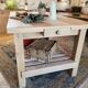 XXL solid oak kitchen island/worktop 180 x 105
