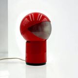 Space Age Lamp 'Sfera Notte' Gagiplast, Vibrant Red, 1970s