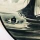 Ceramic plate with marine decoration in grisaille, hand-painted.