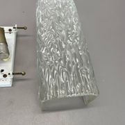 cubic Hollywood Regency Ice Glass Wall Light Made by Kalmar Lights, 1960s
