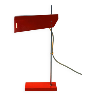 Lampe de table rouge de Josef Hurka pour Lidokov, années 1970