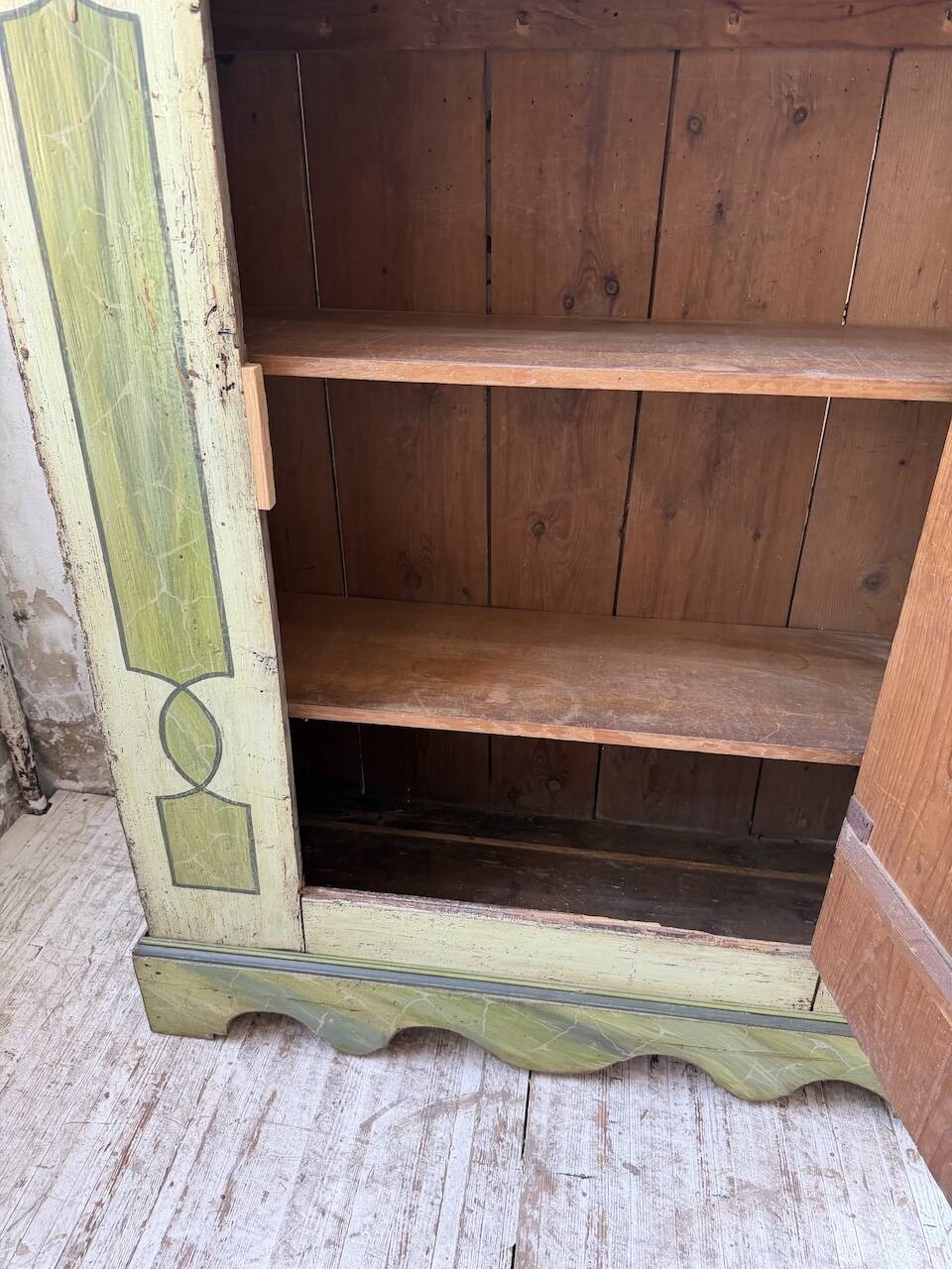 Armoire polychrome alsacienne 1800