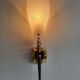 Pair of 50s rockabilly torch wall lights