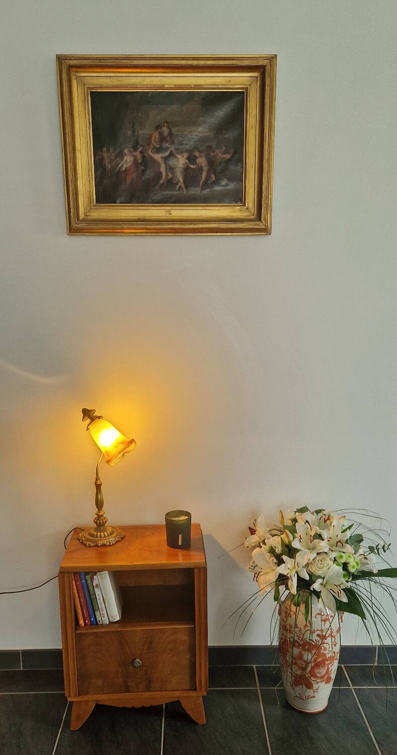 Art Deco low cabinet in rosewood