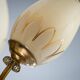 Itsu ER 1503/3 decorated chandelier with three shades, Finland, 1940s