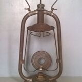 Old sif 500 oil storm lamp with its original wick ~ early twentieth