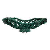 Vintage woven ceramic fruit bowl basket