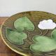 Water lily platter from Sarreguemines, made in France