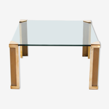 Table basse en verre design par Peter Ghyczy Modèle T14 des années 1970