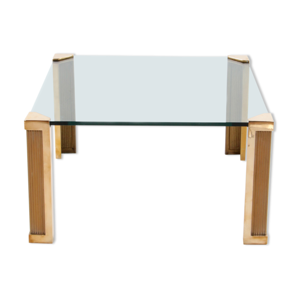 Table basse en verre design par Peter Ghyczy Modèle T14 des années 1970